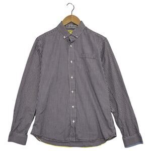 Descendant Of Thieves Shirt Mens Large Purple Gingham Button Down Preppy Classic